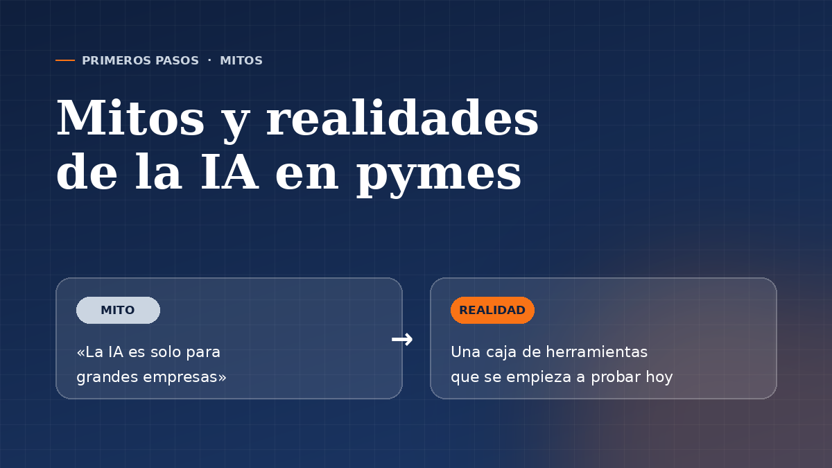 Mitos y realidades de la IA en pymes